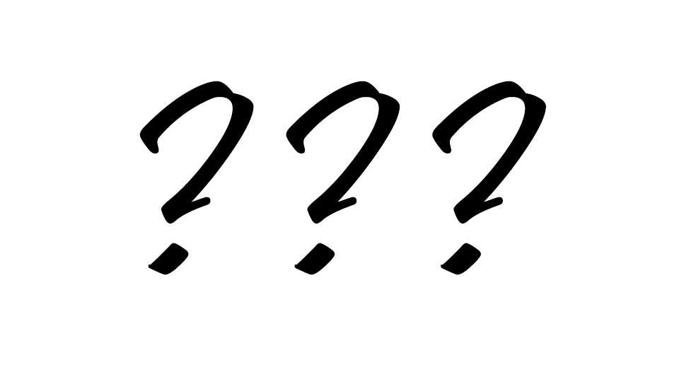 Image of question marks